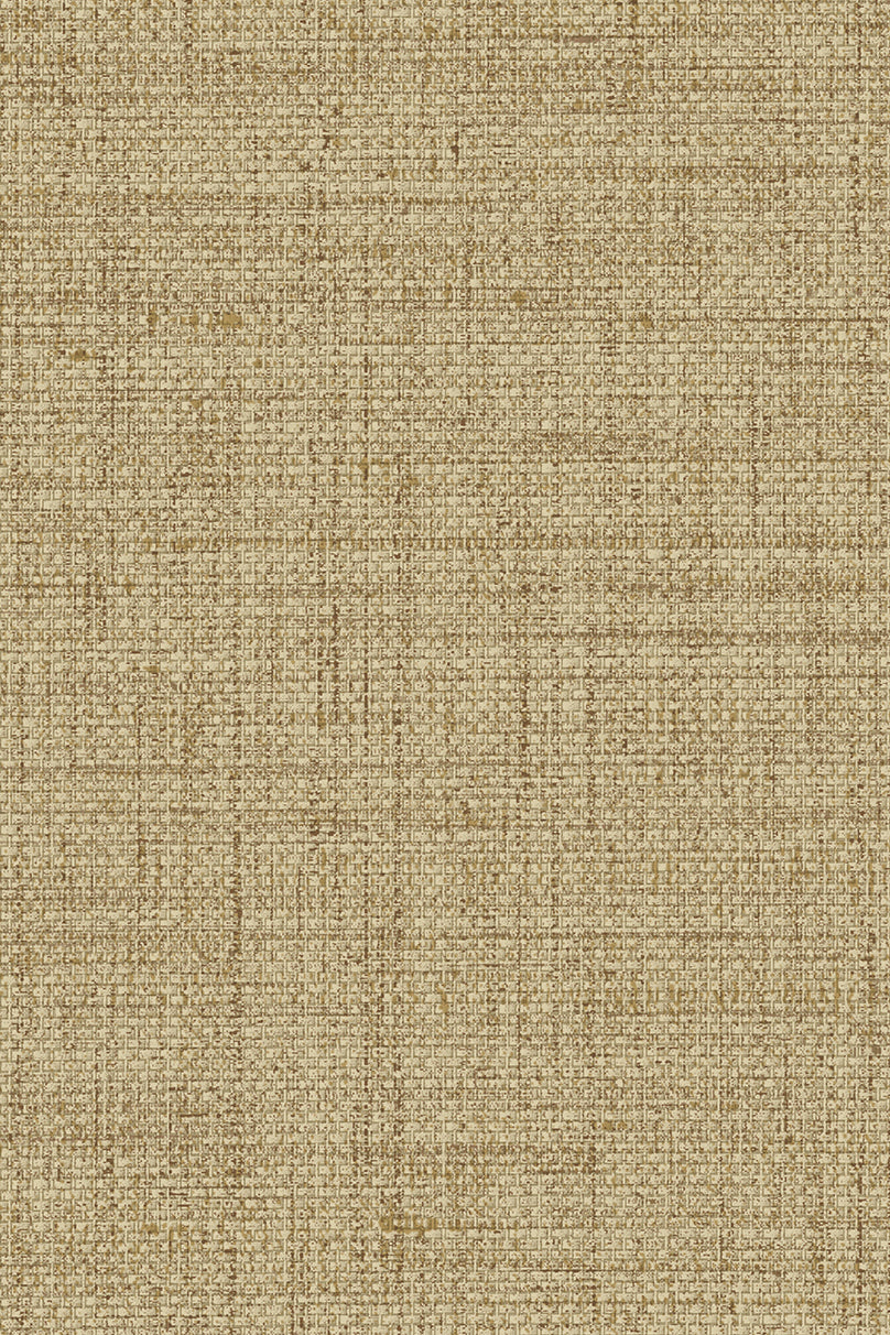 Puro wallpaper by Arte in Gold (Honey) – flat swatch of the woven grass texture pattern