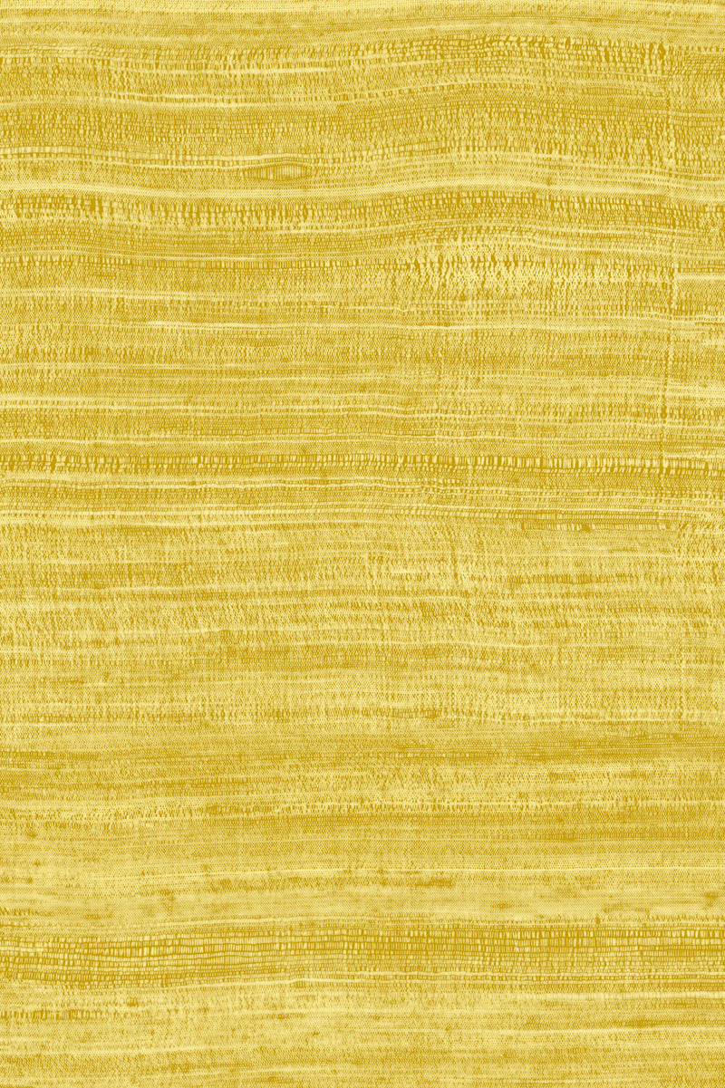 Tasar wallpaper by Arte in Yellow (Marigold) – flat swatch of the silk texture pattern