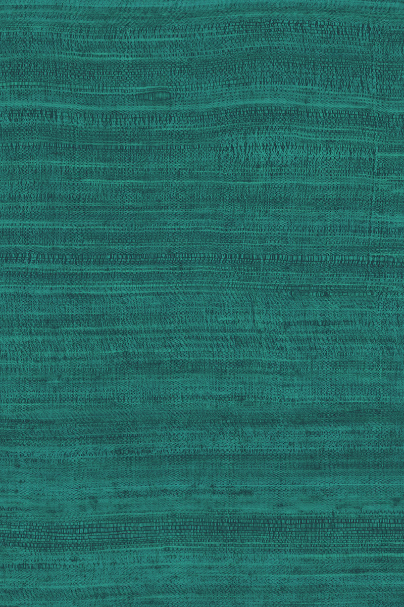 Tasar wallpaper by Arte in Teal – Deep Lagoon – flat swatch of the silk texture pattern