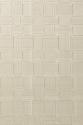 Weave wallpaper by Arte in Cream (Latte) – flat swatch of the braided leather pattern