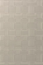 Weave wallpaper by Arte in Beige (Clay) – flat swatch of the braided leather pattern