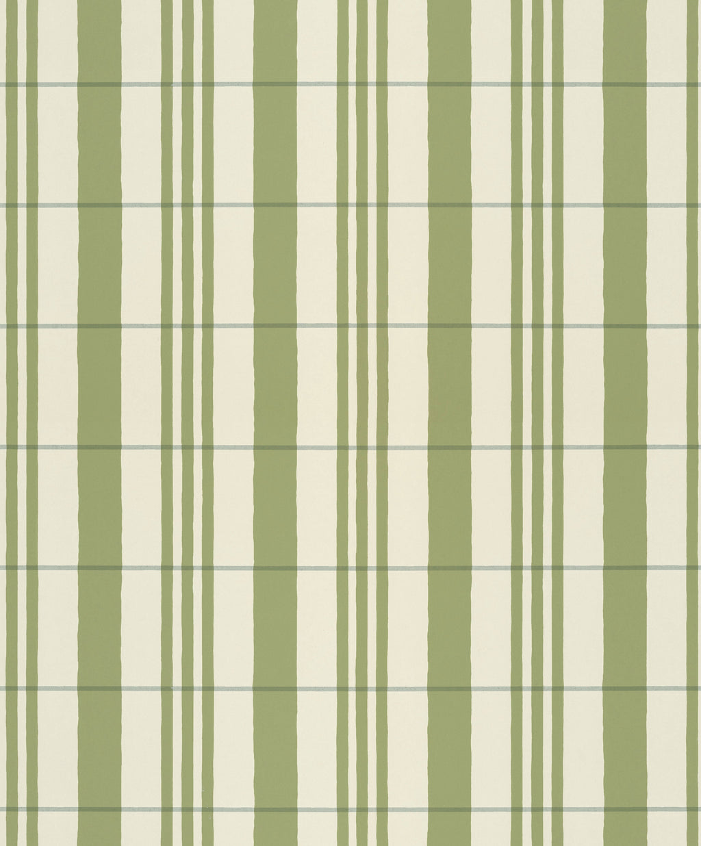 The Guards' Tent wallpaper by Langelid/von Bromssen - stripe design in Green