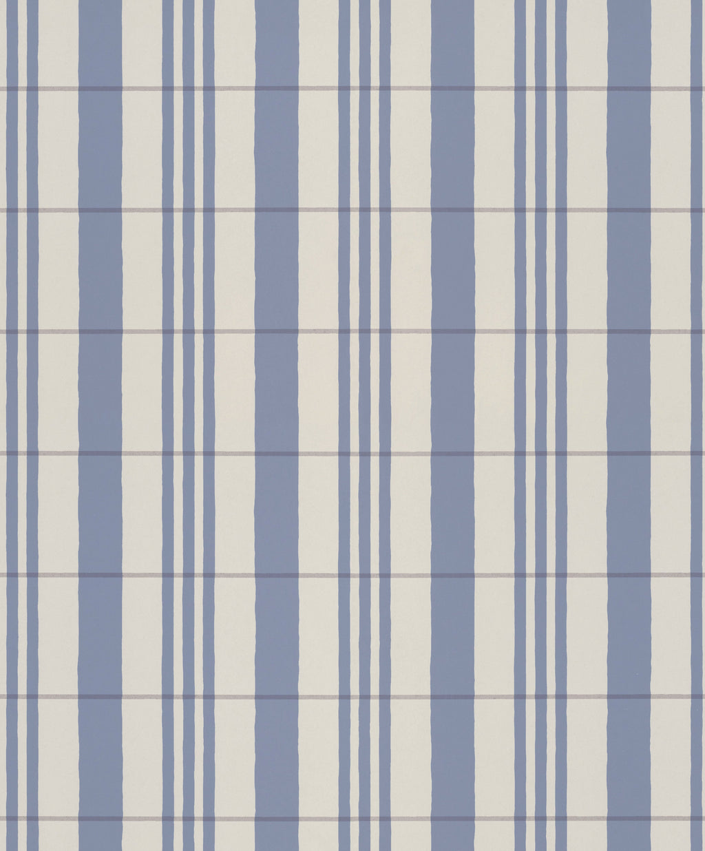 The Guards' Tent wallpaper by Langelid/von Bromssen - stripe design in Blue