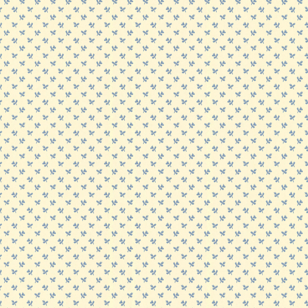 Tiny Flower wallpaper by Langelid/von Bromssen - floral design in Blue