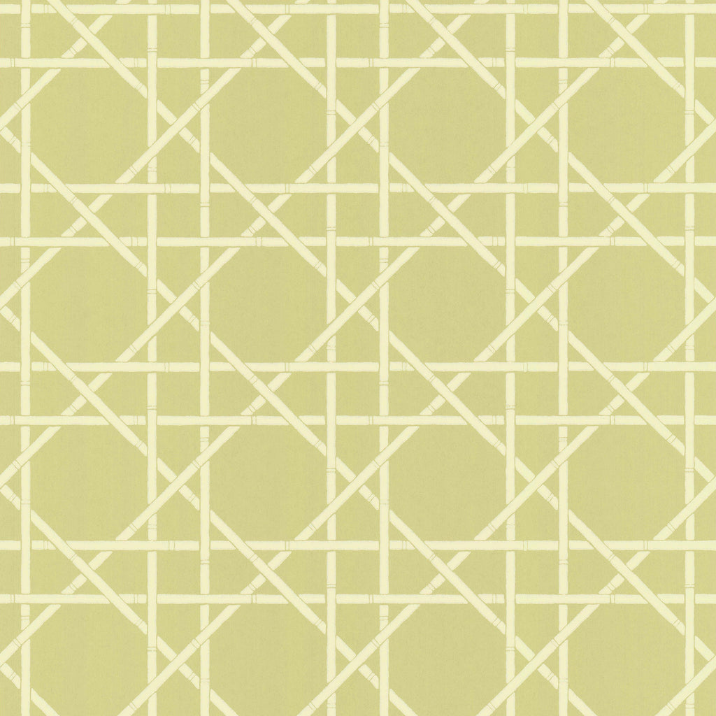 Trellis wallpaper by Långelid/von Brömssen in Green – geometric design