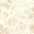 Voyage 1929 wallpaper by Långelid/von Brömssen in Orange – coastal design