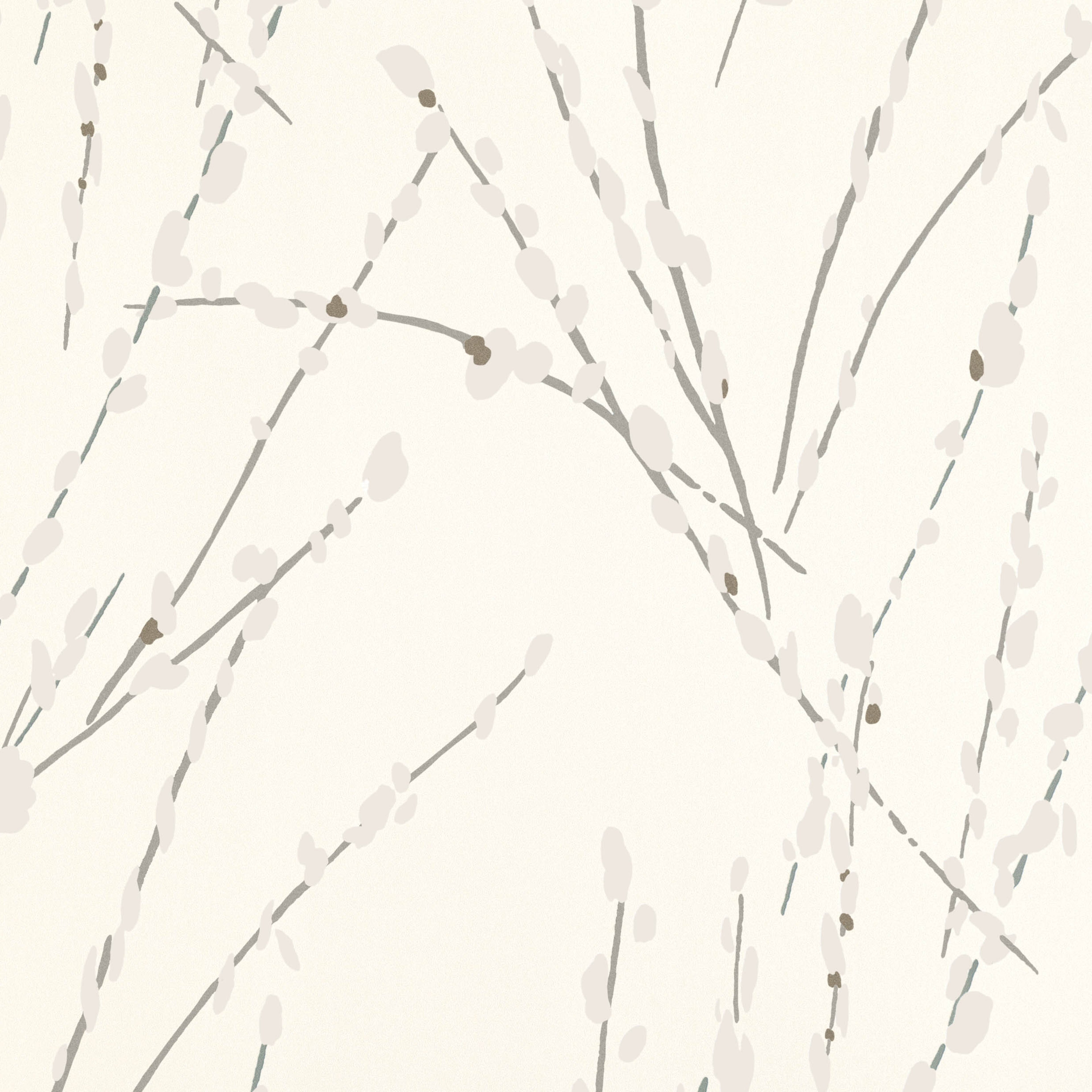 Mikado wallpaper by Romo in Ivory – botanical design