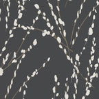 Mikado wallpaper by Romo in Charcoal – botanical design