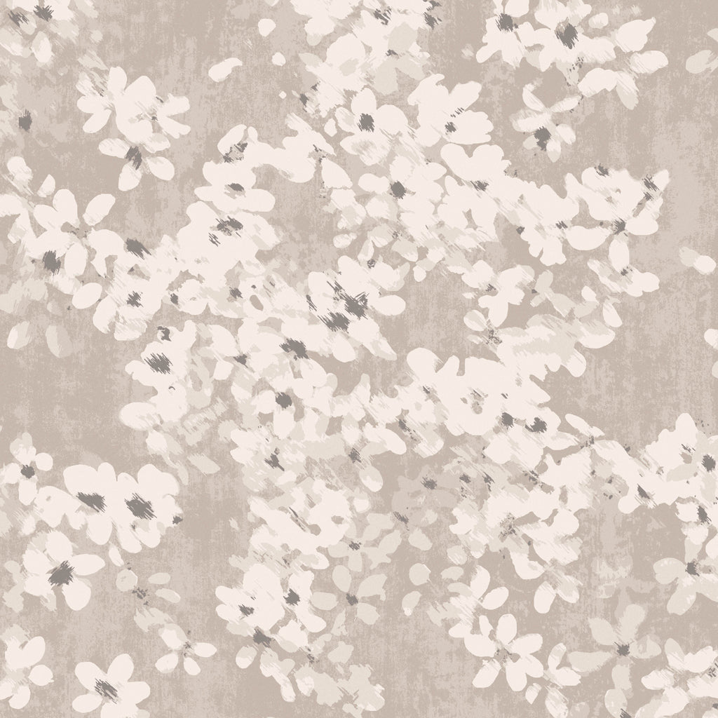 Tiami wallpaper by Romo in Perlino – floral design