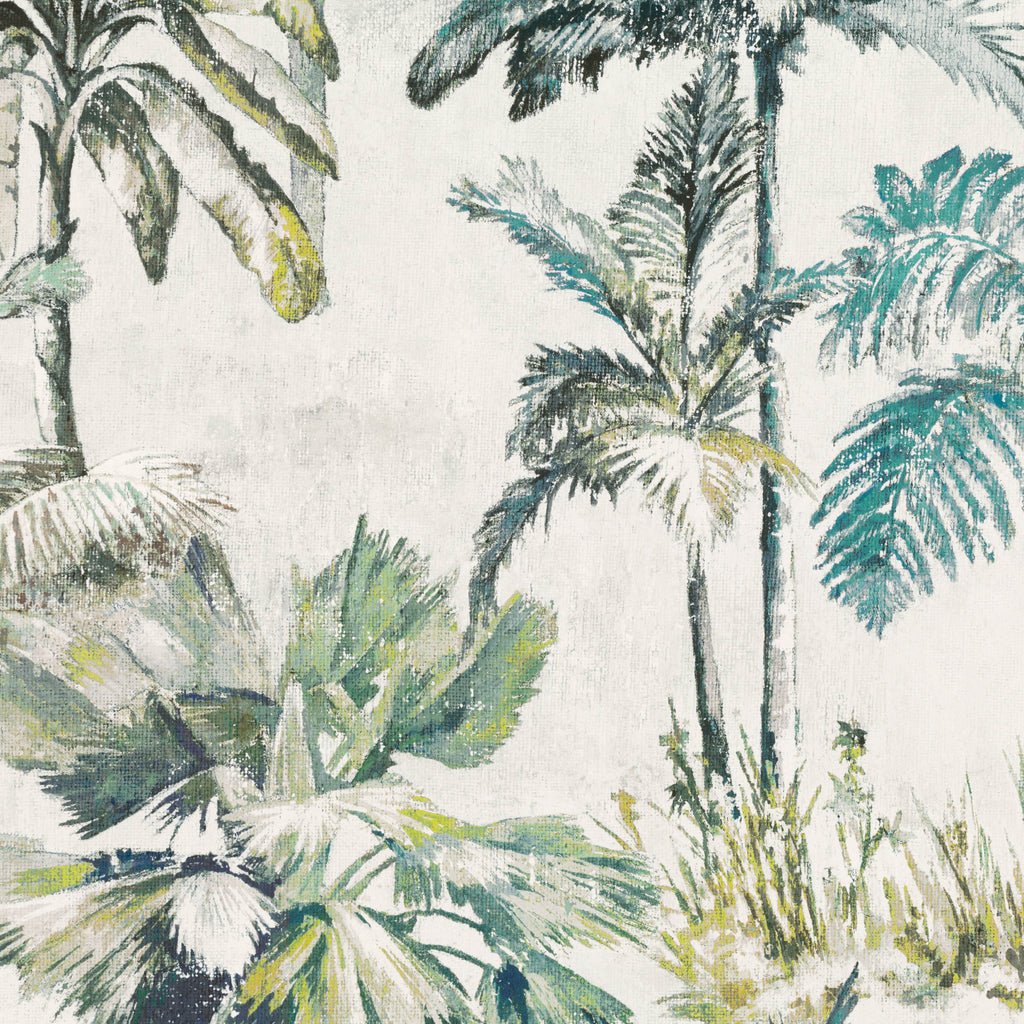 Japura wallpaper by Romo in Indian Green – tropical design