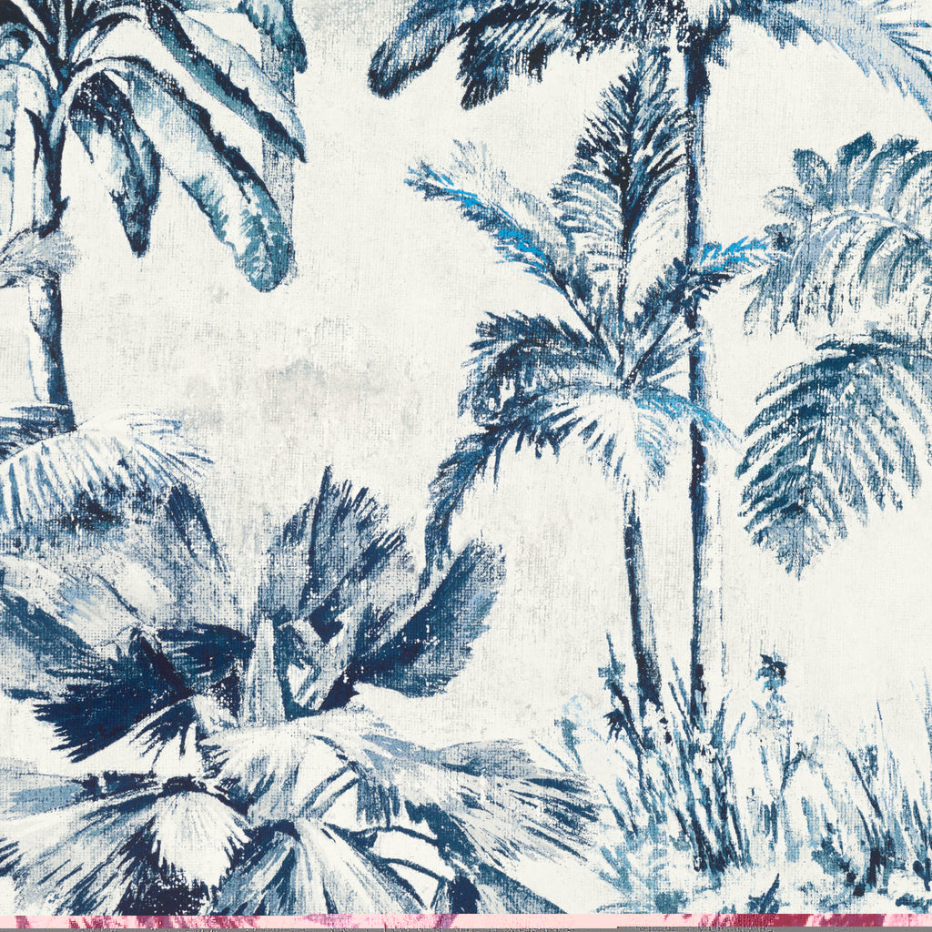 Japura wallpaper by Romo in Cobalt – tropical design