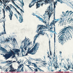 Japura wallpaper by Romo in Cobalt – tropical design