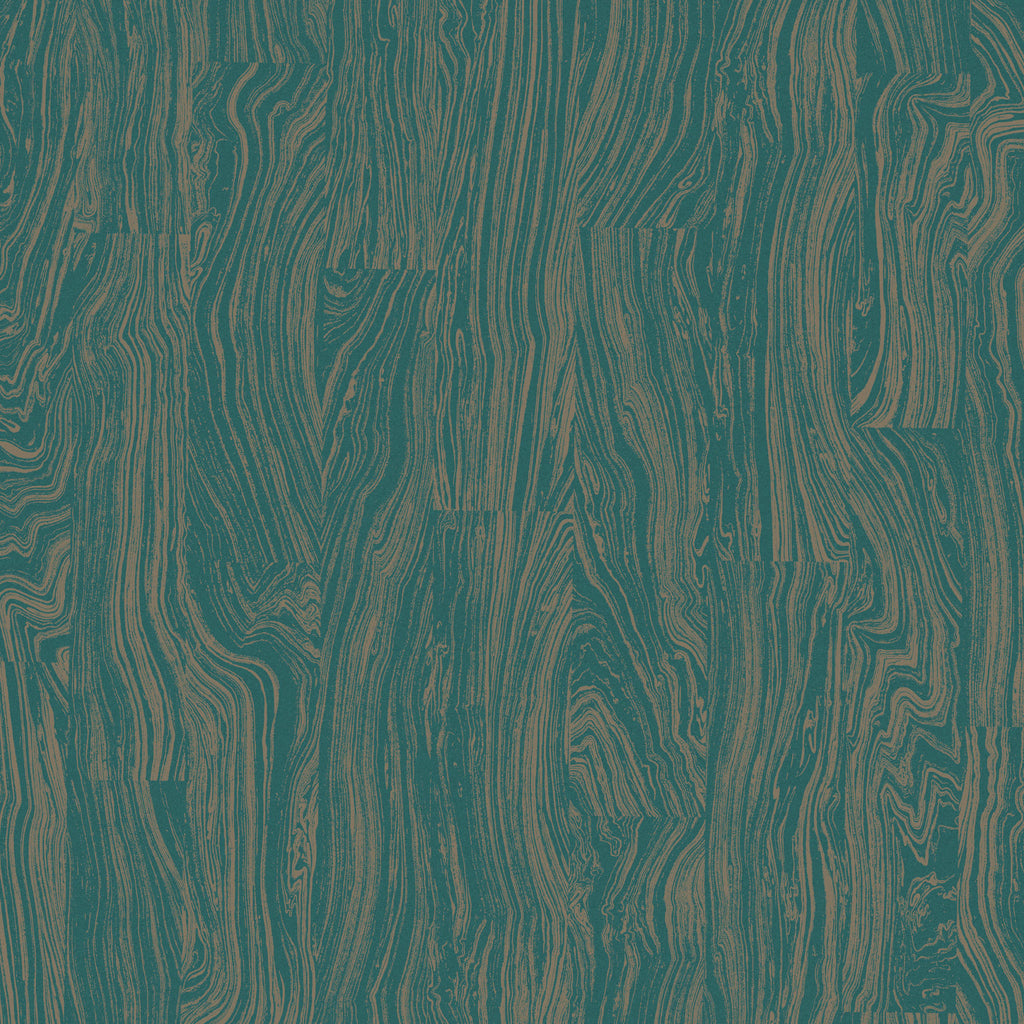 Otishi wallpaper by Romo in Indian Green – earthy & natural design