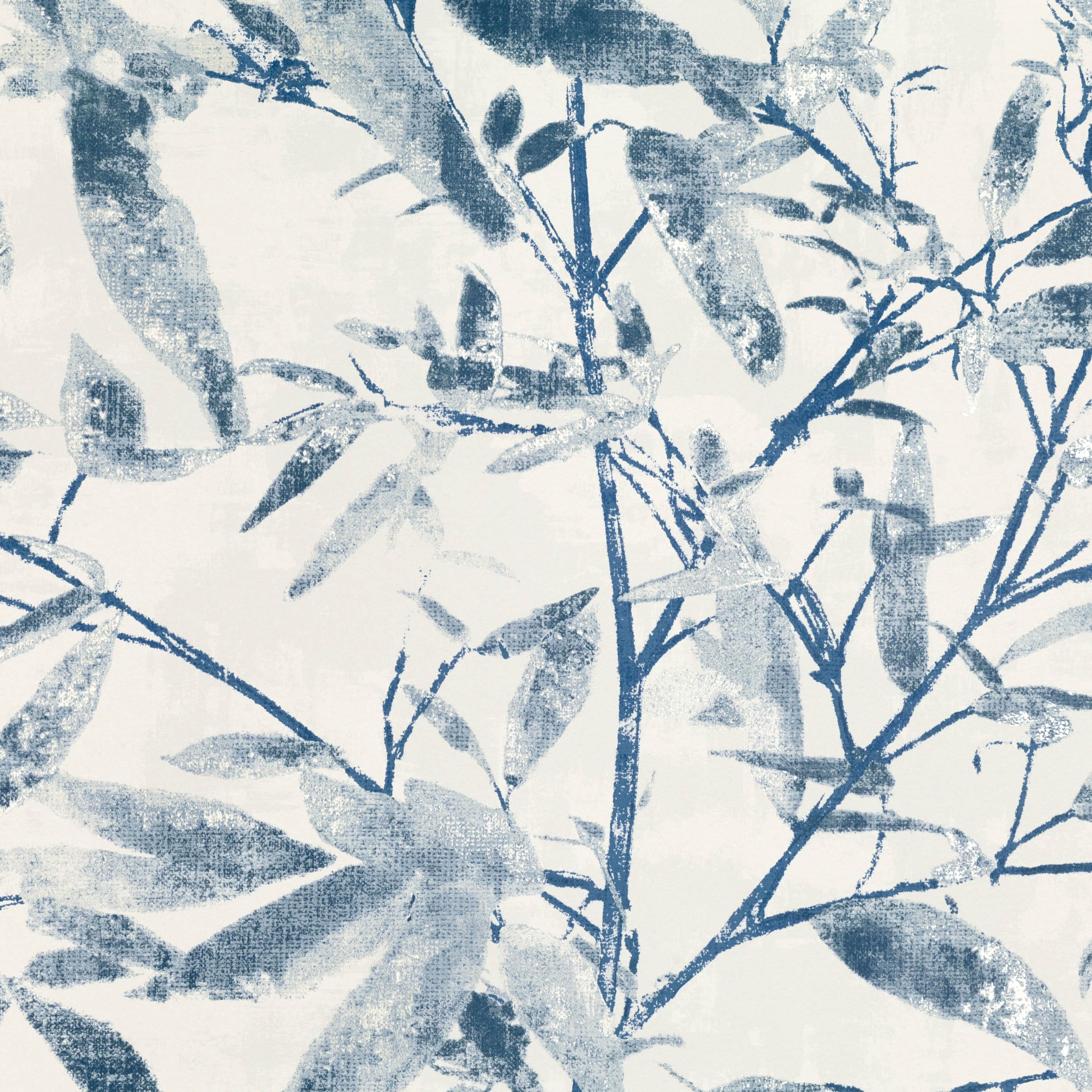Sumba wallpaper by Romo in Cobalt – botanical design