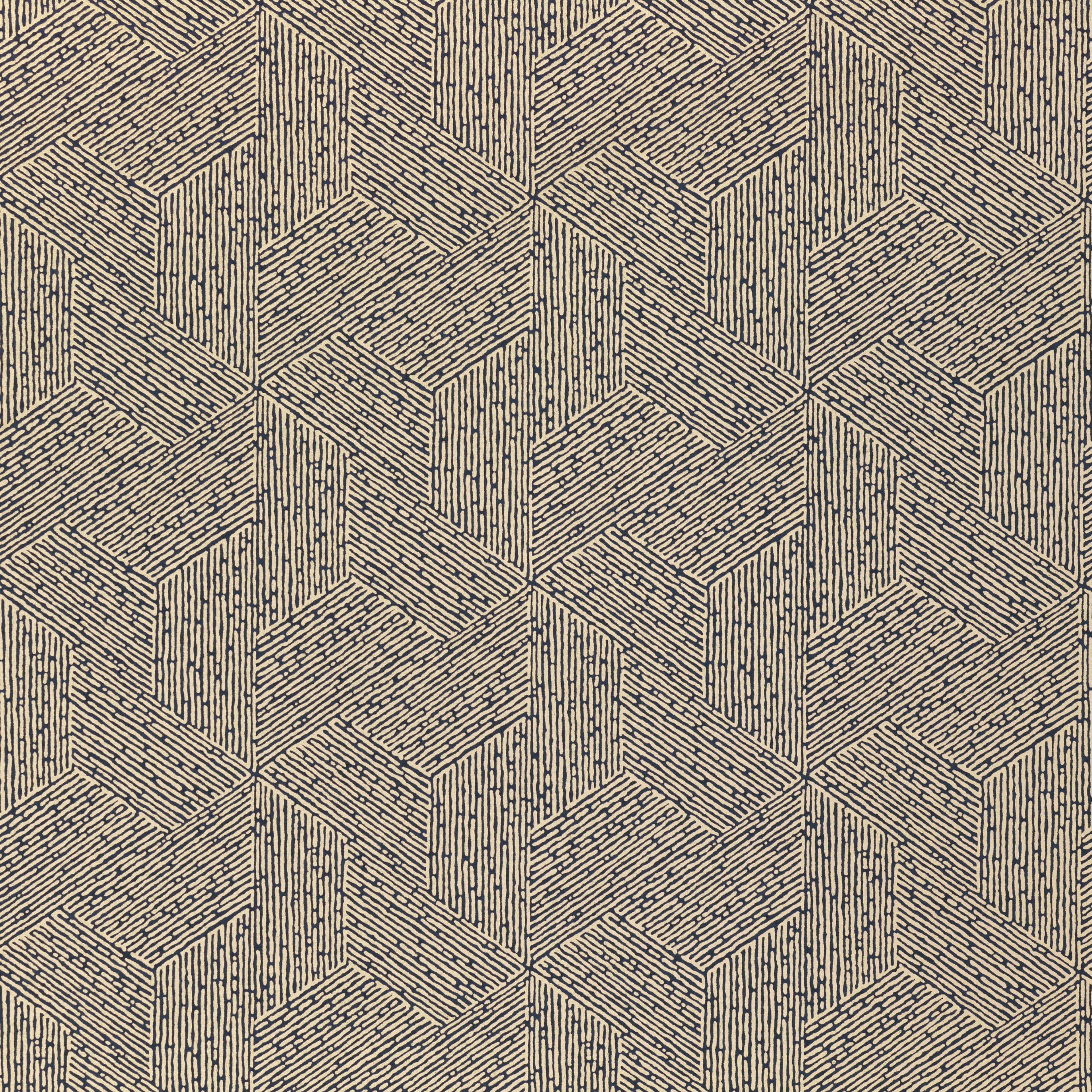 Escher wallpaper by Romo in Carbon – textured & grasscloth design
