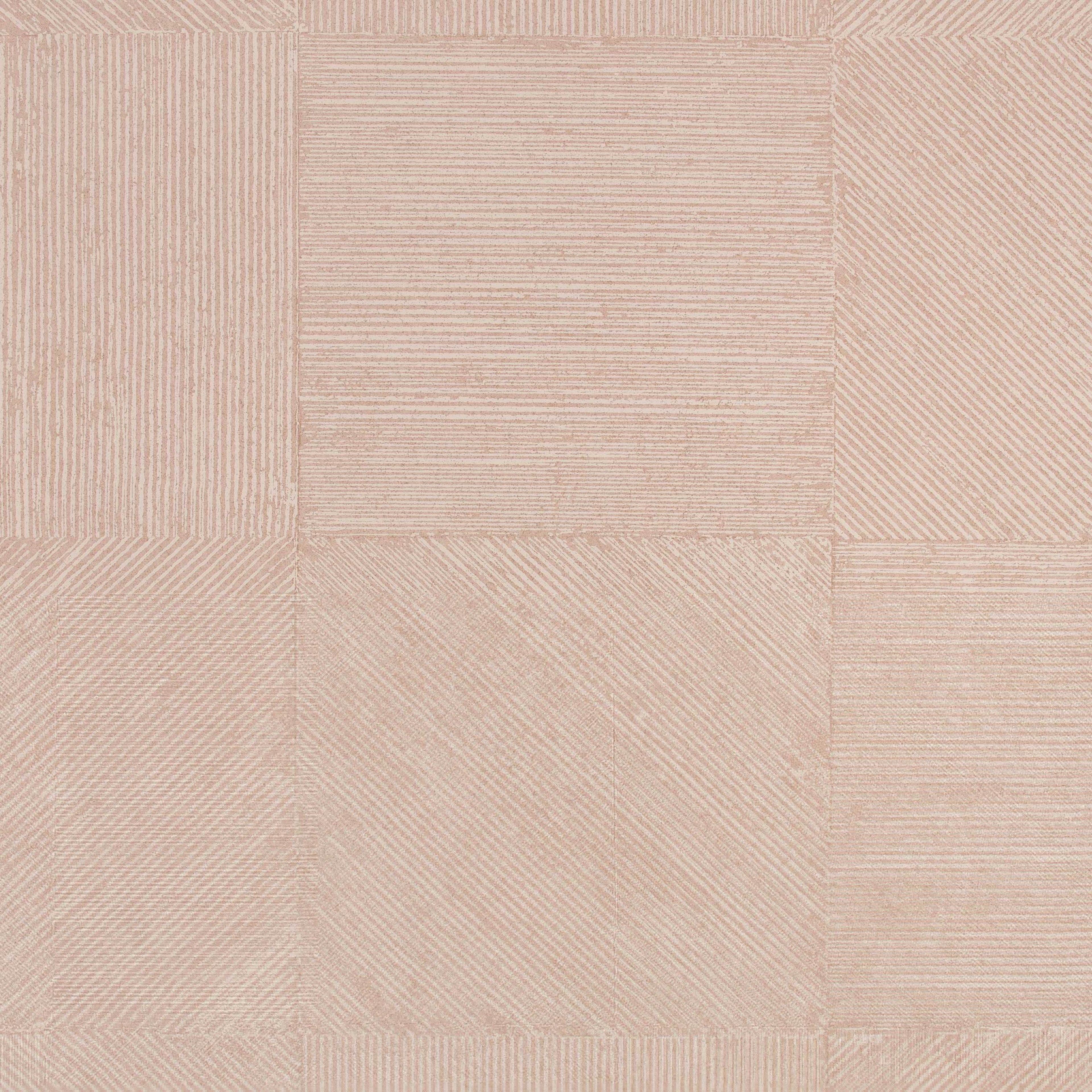 Nula wallpaper by Romo in Wild Rose – geometric design