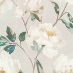 Odelia wallpaper by Romo in Silver – floral design