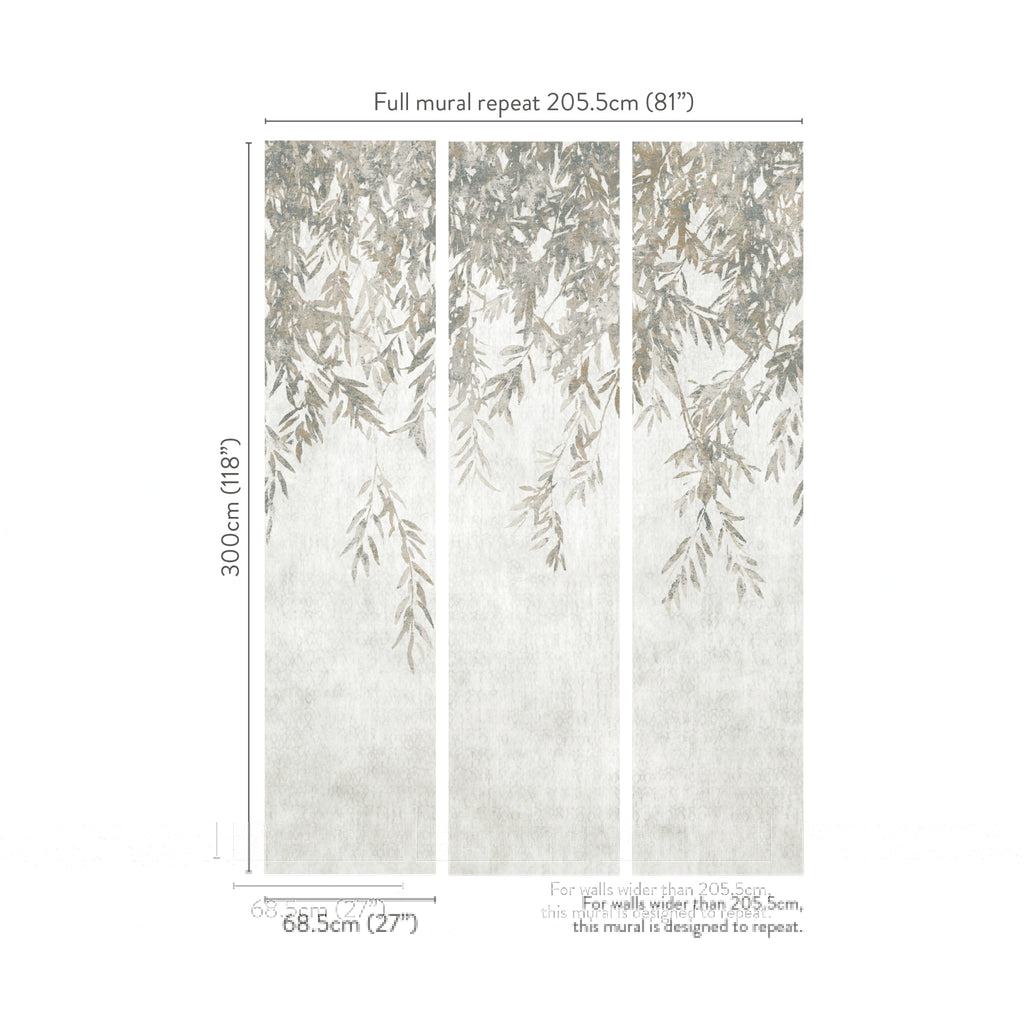 Aula wallpaper by Romo in Stucco – forest & woodland design