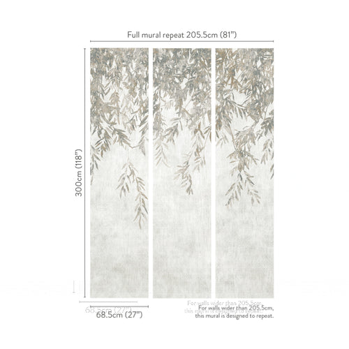 Aula wallpaper by Romo in Stucco – forest & woodland design