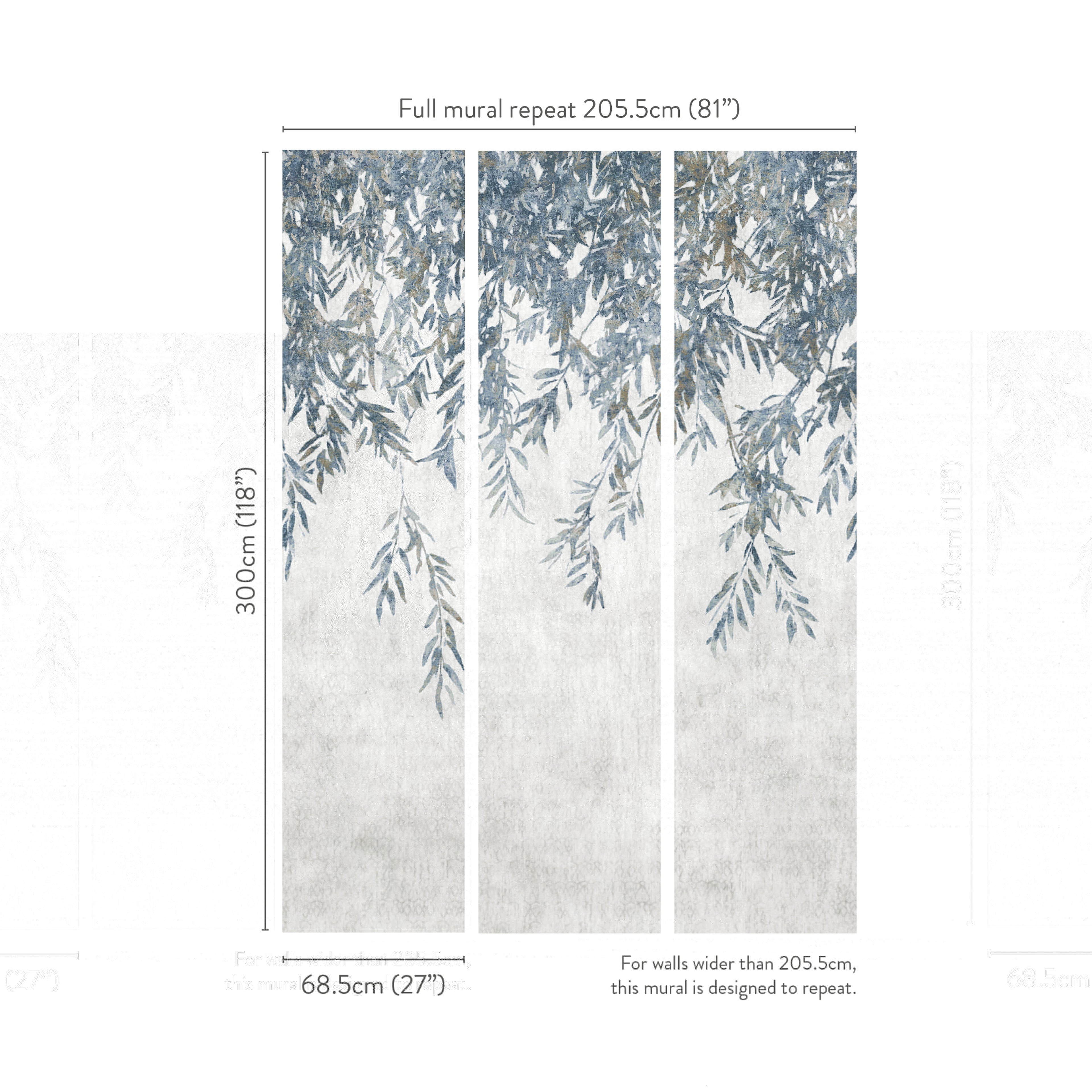 Aula wallpaper by Romo in Shibori – forest & woodland design