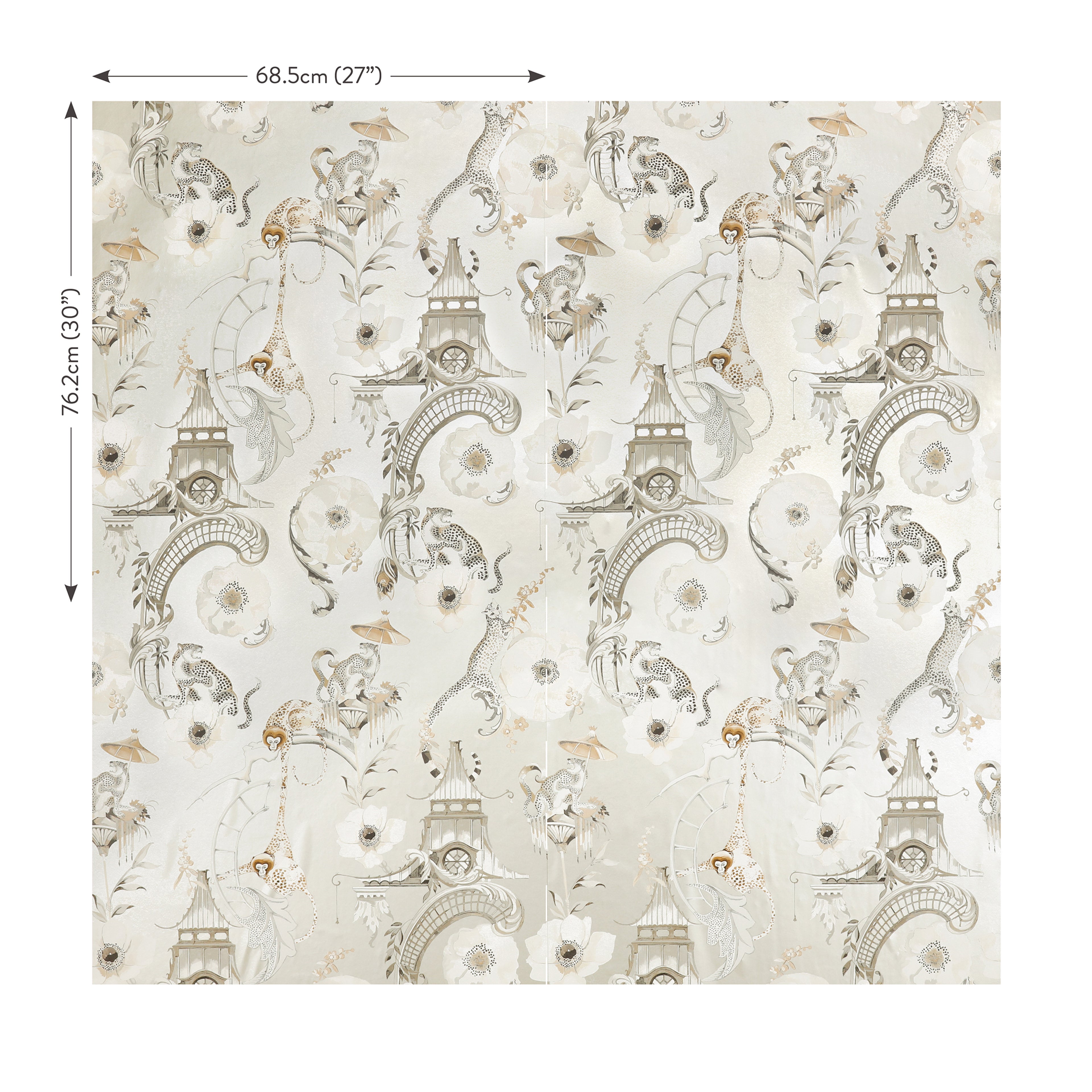 Euphoria wallpaper by Romo in Stardust – chinoiserie design