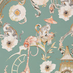 Euphoria wallpaper by Romo in Aruba – chinoiserie design
