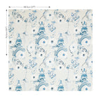 Euphoria wallpaper by Romo in China Blue – chinoiserie design
