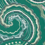 Fantasia wallpaper by Romo in Malachite – abstract design