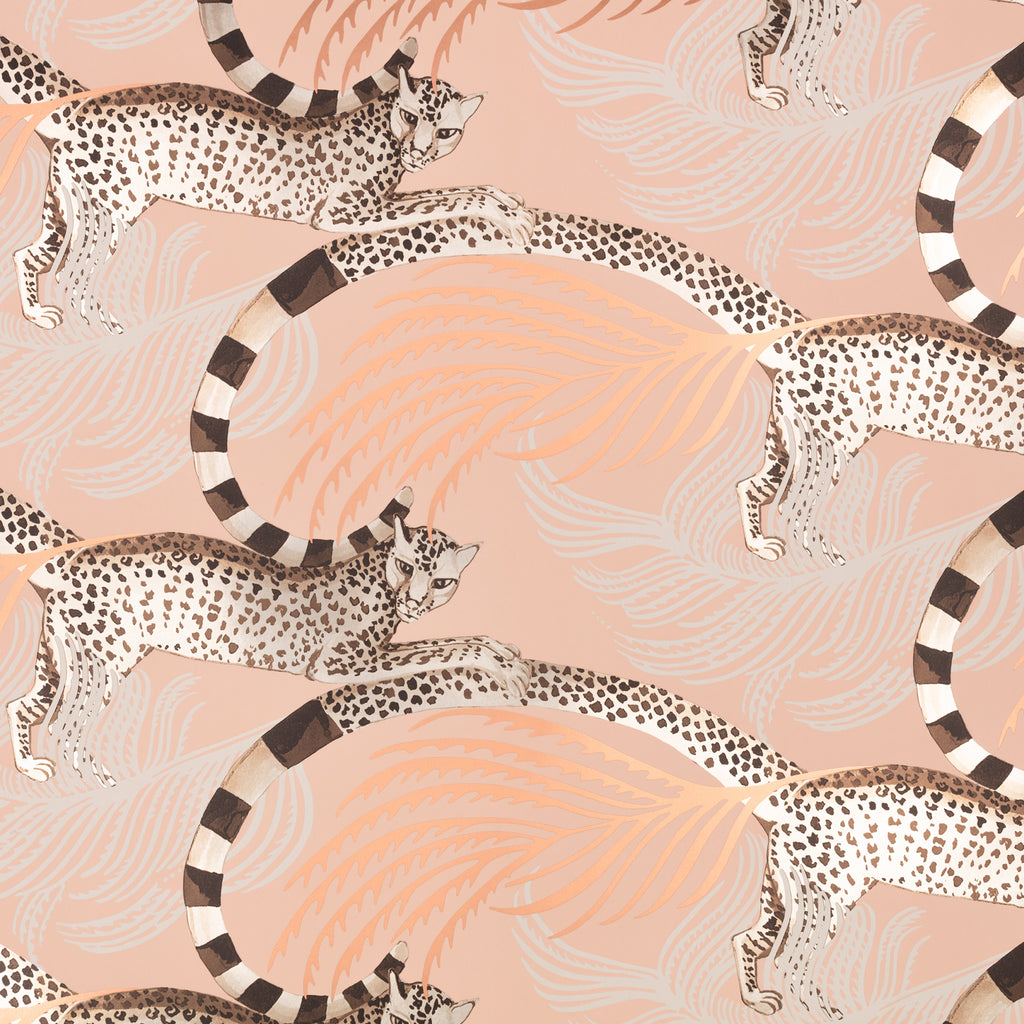 Delilah wallpaper by Romo in Boudoir – animals design