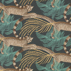 Delilah wallpaper by Romo in Slate – animals design
