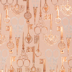 Roxanne wallpaper by Romo in Powder Room – abstract design
