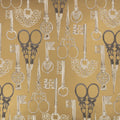 Roxanne wallpaper by Romo in Vintage Gold – abstract design