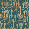 Roxanne wallpaper by Romo in Peacock – abstract design