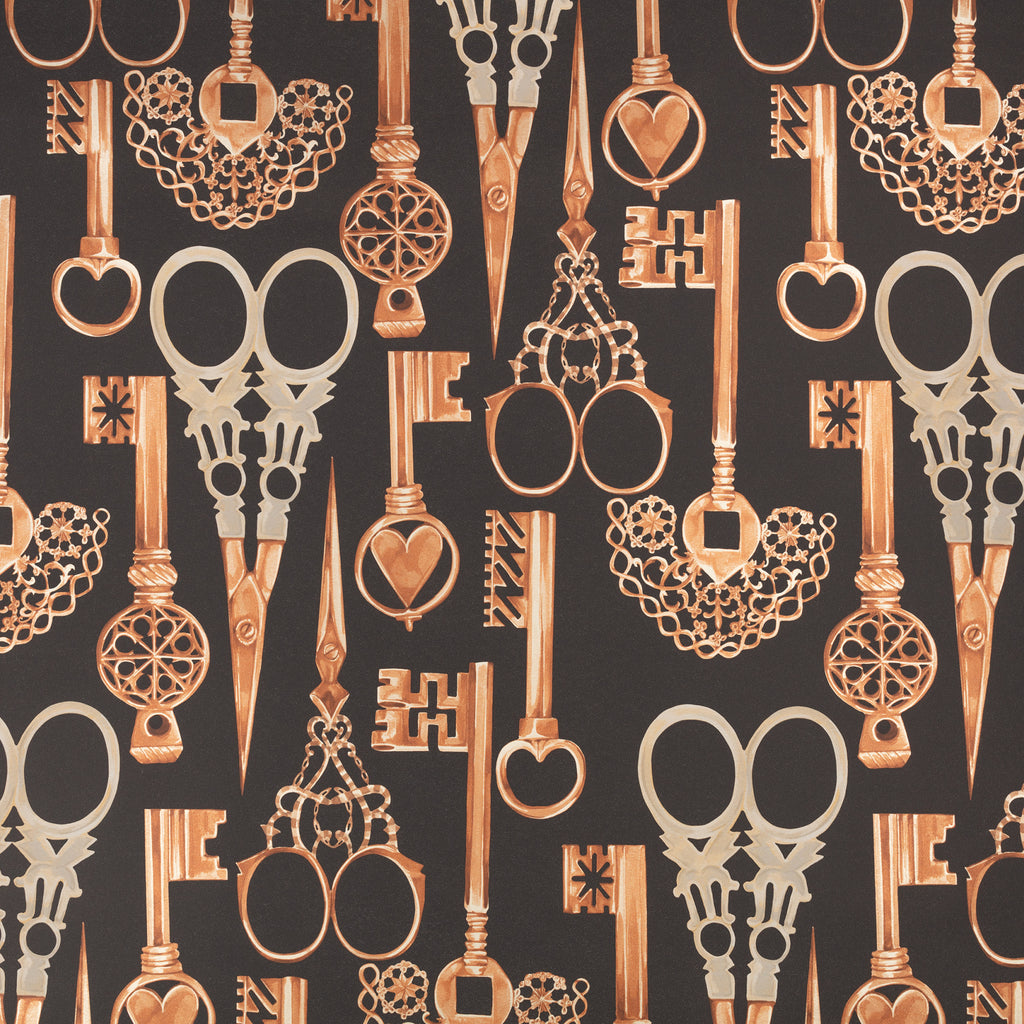 Roxanne wallpaper by Romo in Kohl – abstract design