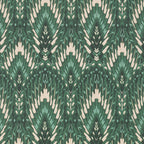 Lolana wallpaper by Romo in Jade – geometric design