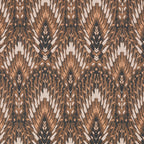 Lolana wallpaper by Romo in Sienna – geometric design