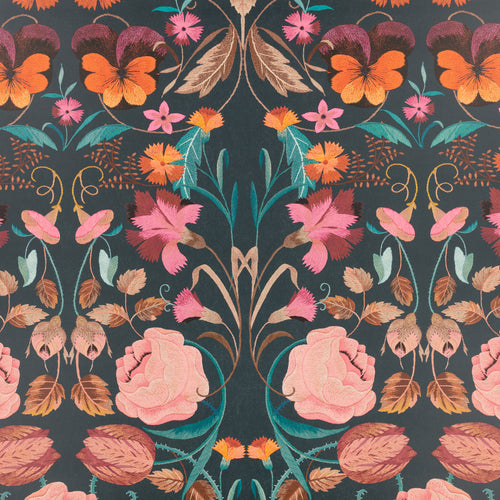 Bonita wallpaper by Romo in Rosa – floral design