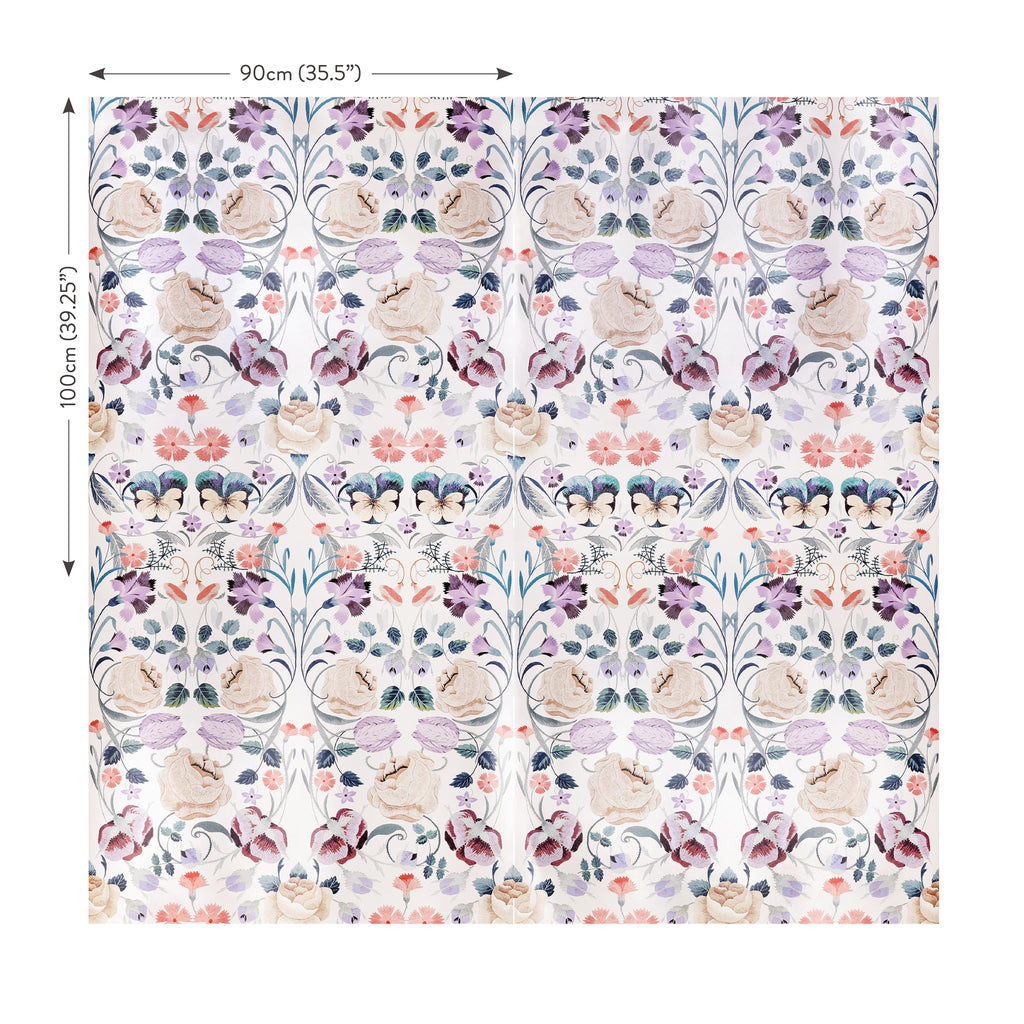 Bonita wallpaper by Romo in Lilac Ash – floral design