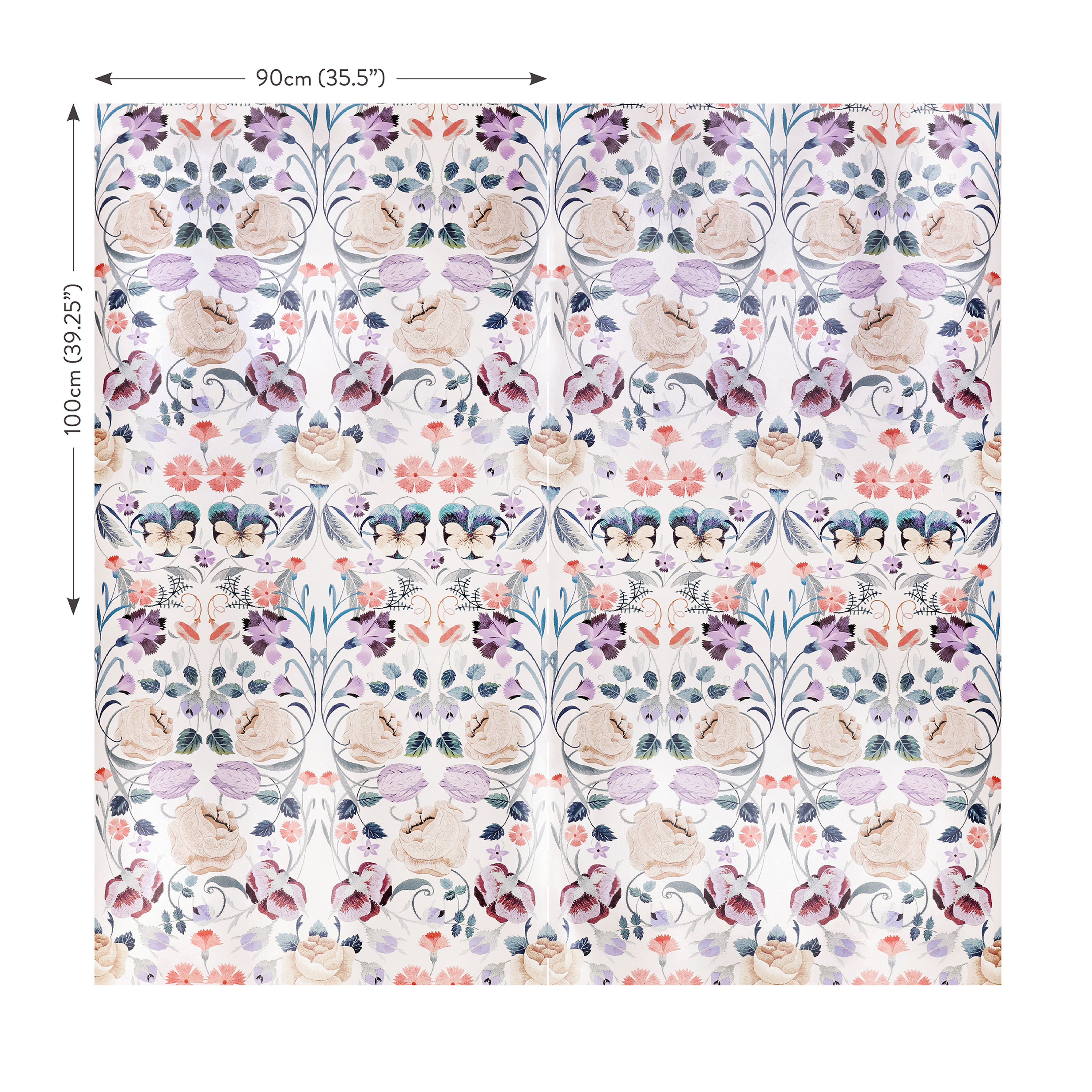 Bonita wallpaper by Romo in Lilac Ash – floral design