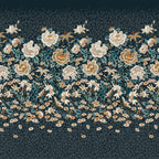 Lavinia Mural wall mural by Romo in Midnight – floral design