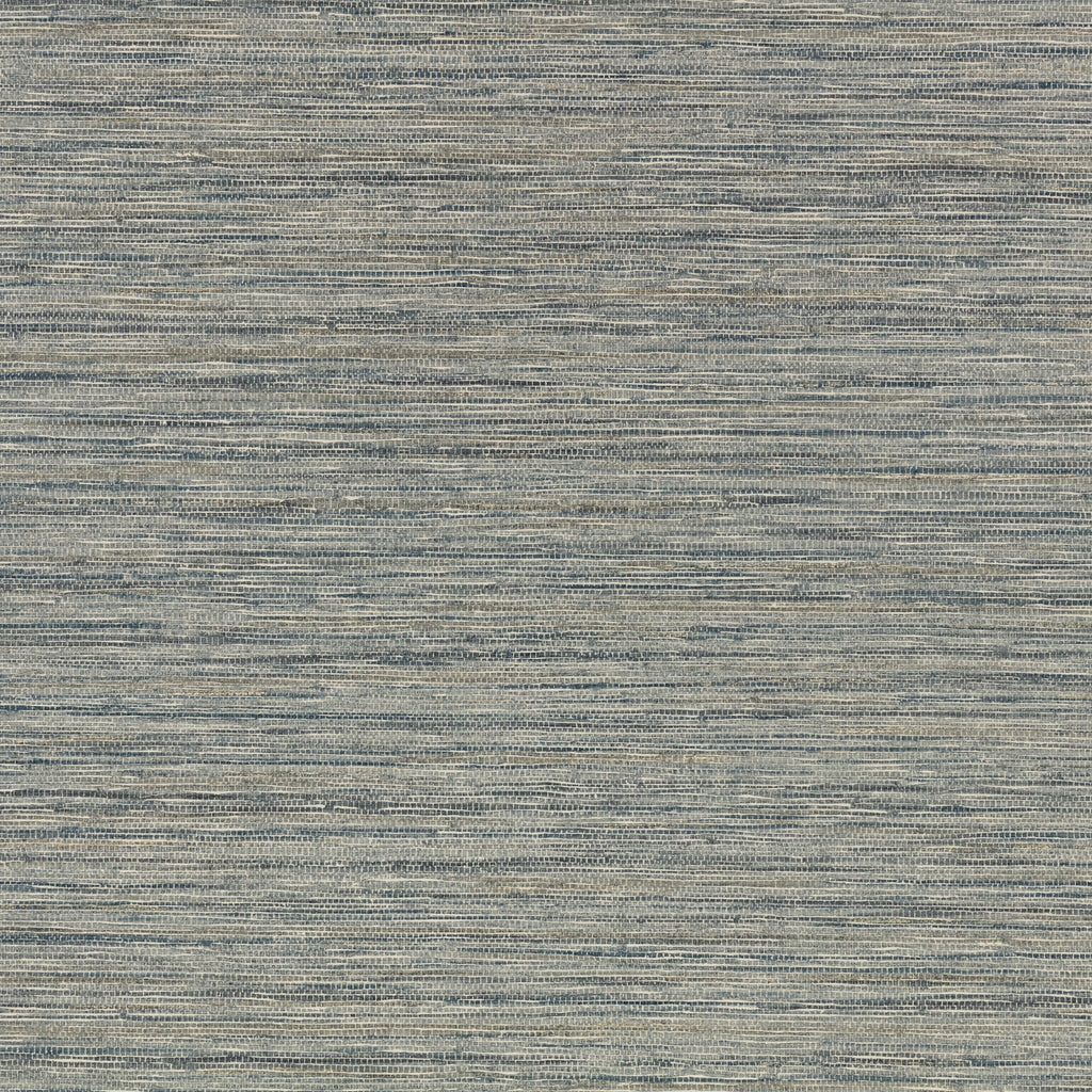 Esai Seagrass wallpaper by Romo in Twilight – textured & grasscloth design