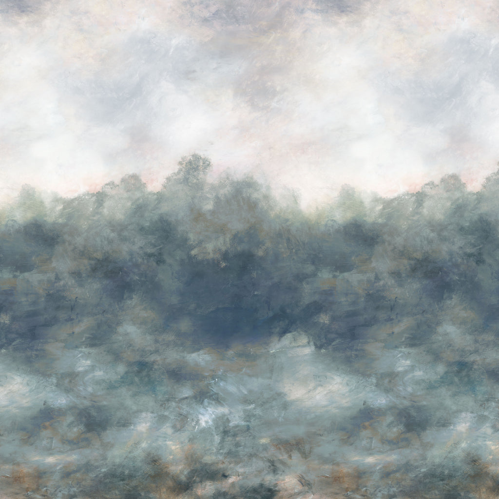 Cielo Mural wall mural by Romo in Tempest – sky & clouds design