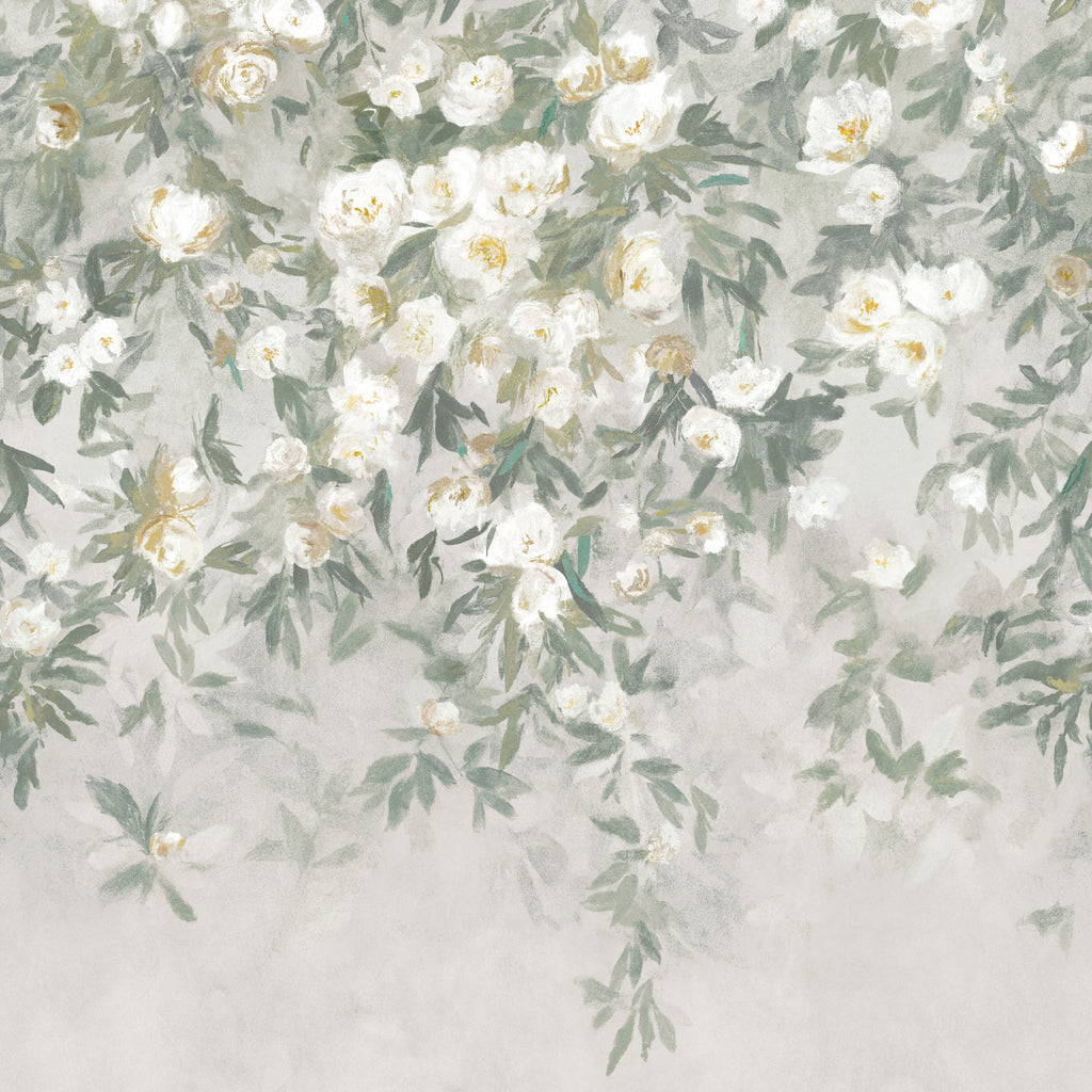 Ottavia Mural wall mural by Romo in Lichen – floral design