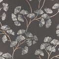 Kiana wallpaper by Romo in Ebony – botanical design