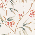 Mima wallpaper by Romo in Bayberry – botanical design