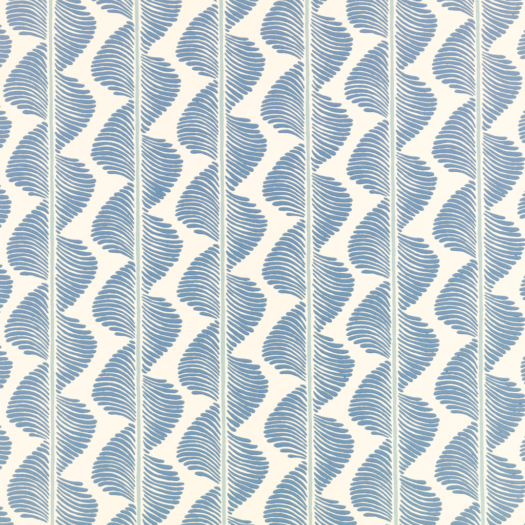 Aubin wallpaper by Romo in Boathouse Blue – geometric design