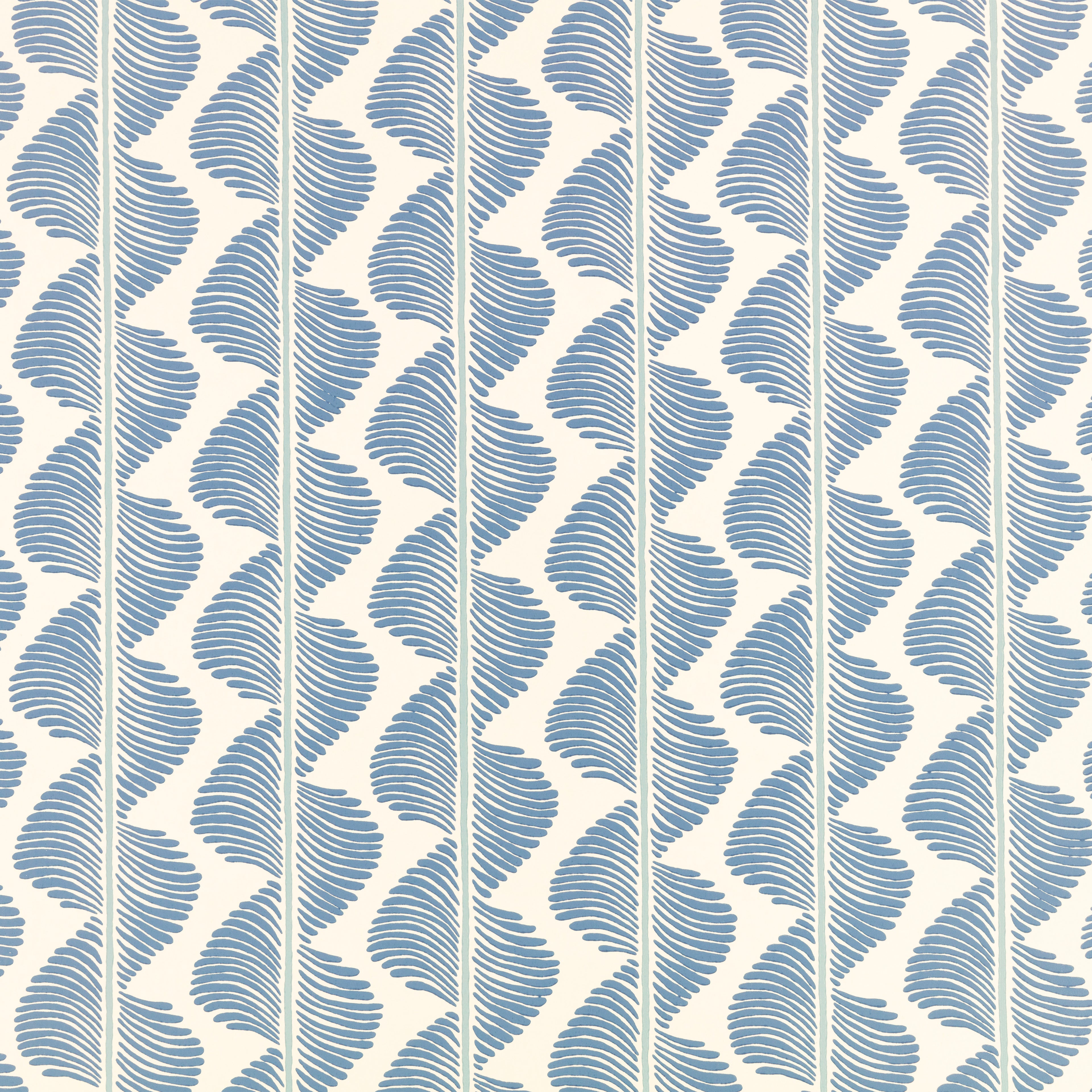 Aubin wallpaper by Romo in Boathouse Blue – geometric design