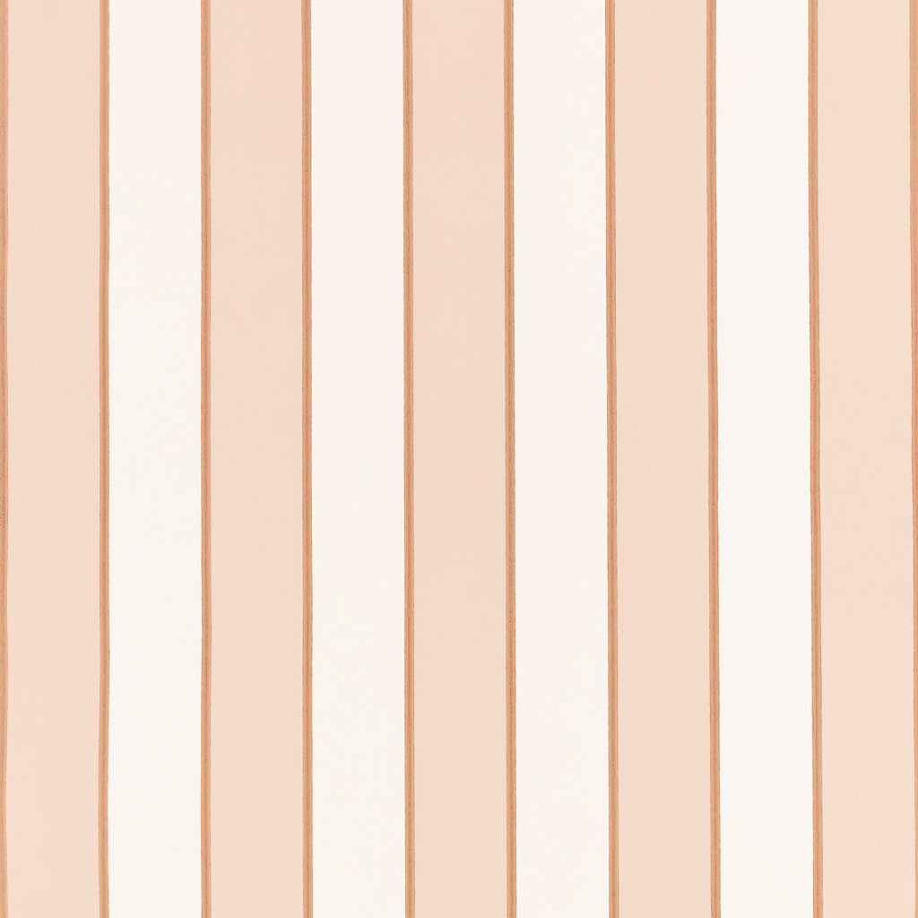 Orsin wallpaper by Romo in Tuscan Pink – stripe design