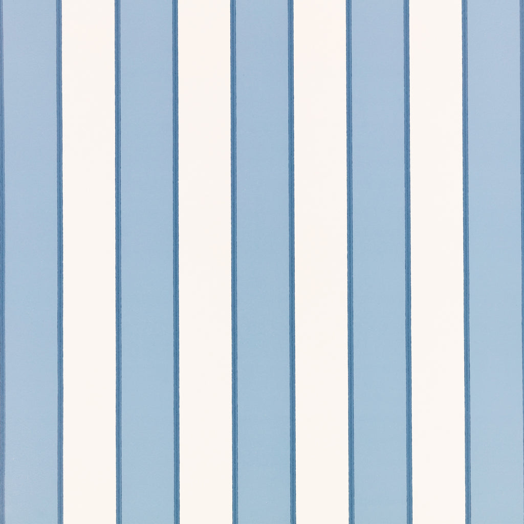 Orsin wallpaper by Romo in Boathouse Blue – stripe design