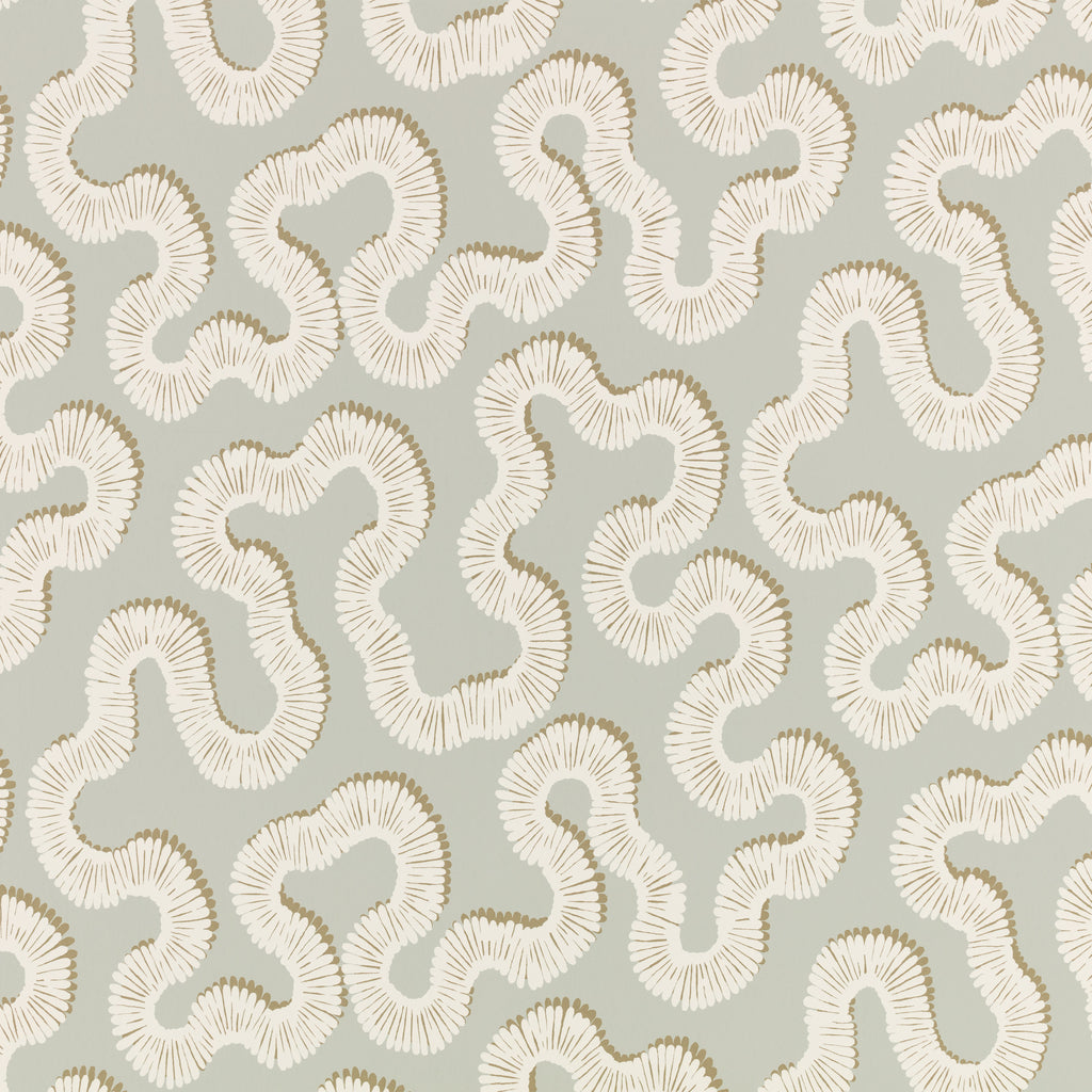 Kezia wallpaper by Romo in Eau de Nil – abstract design